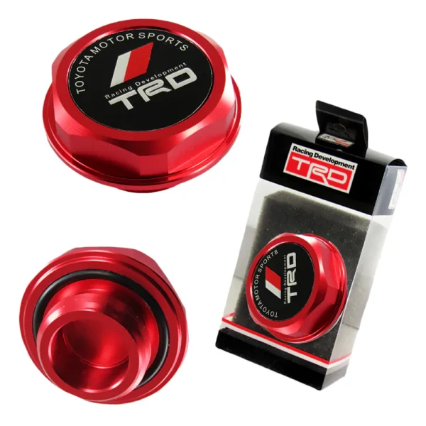 Trd oil filter cap red