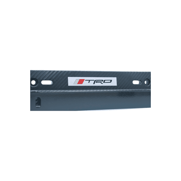 TRD Carbon Fiber Adjustable Number Plate Frame - Image 4